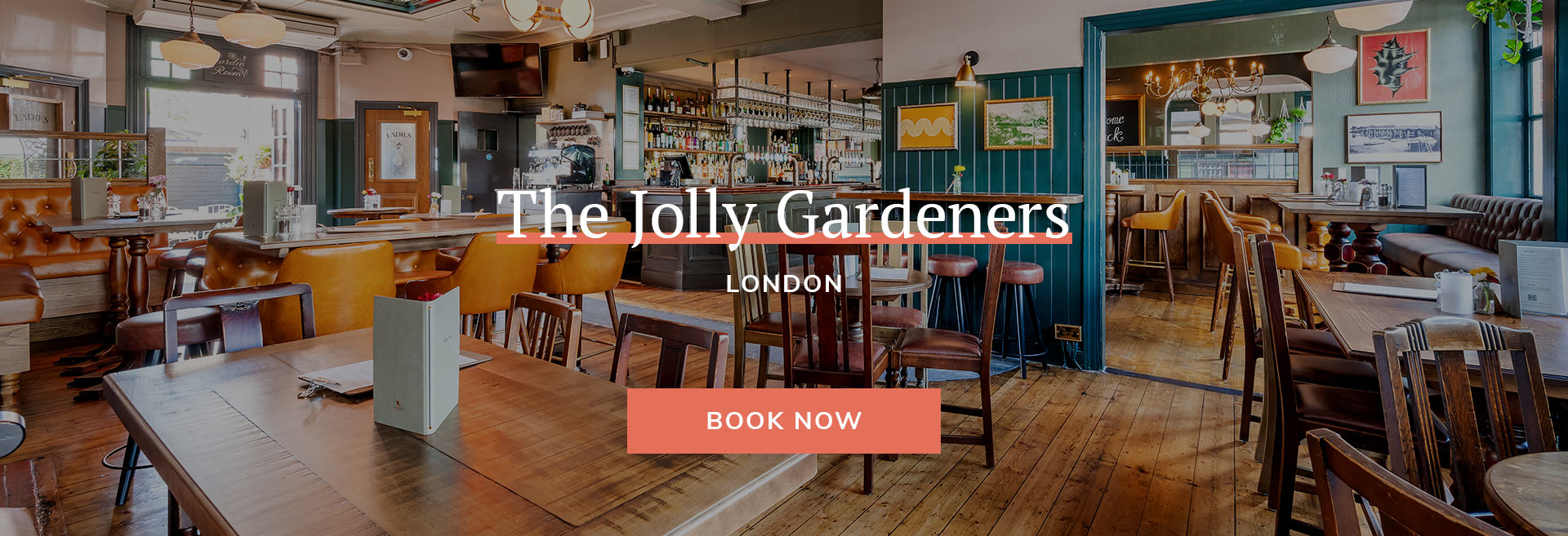 Join us at The Jolly Gardeners in London for delicious pub food